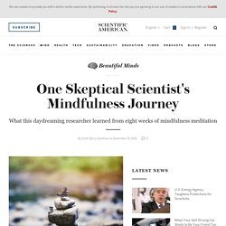 One Skeptical Scientist's Mindfulness Journey - Scientific American Blog Network