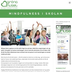 Mindfulness i skolan