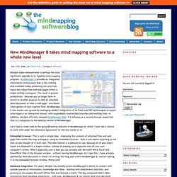 New MindManager 8 takes mind mapping software to a whole new level