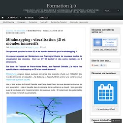 Mindmapping : visualisation 3D et mondes immersifs