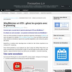 MindMeister et GTD : gérez les projets avec le planning