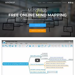 Mindmup - gratuit et open source
