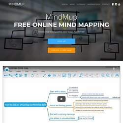 MindMup: Zero-friction online mind mapping