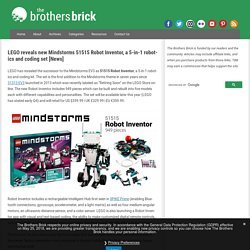 LEGO reveals new Mindstorms 51515 Robot Inventor, a 5-in-1 robotics and coding set [News]