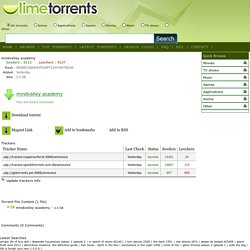 mindvalley academy Torrent Download - LimeTorrents