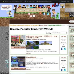 Browse Most Downloaded Minecraft Worlds