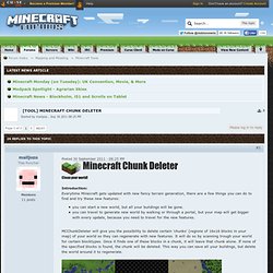 [Tool] Minecraft Chunk Deleter