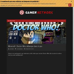 Minecraft : Doctor Who débarque dans le jeu