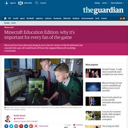 Minecraft Education Edition: why it's important for every fan of the game