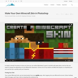 Make Your Own Minecraft Skin in Photoshop