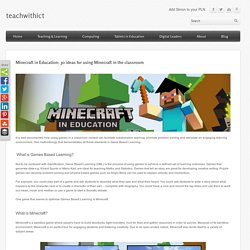 Minecraft in Education