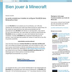 Le guide complet pour installer et configurer WorldEdit dans Minecraft en Solo