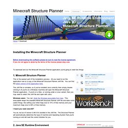 Minecraft Structure Planner