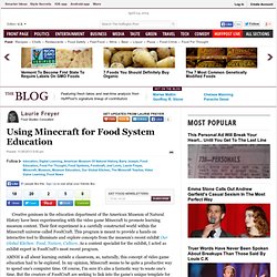 Using Minecraft for Food System Education