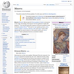Minerva (Roman version of Athenia)