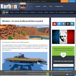 Minetest – Un clone de Minecraft libre et gratuit