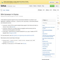 Mini browser in iframe · nwjs/nw.js Wiki