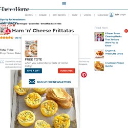 Mini Ham 'n' Cheese Frittatas Recipe