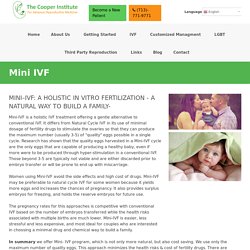 Mini-IVF - New Hope Fertility Center Houston