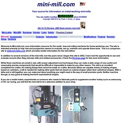 mini-mill.com home page