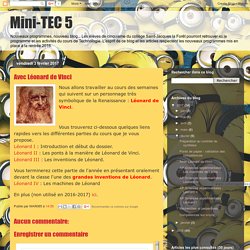 Mini-TEC 5: Avec Léonard de Vinci