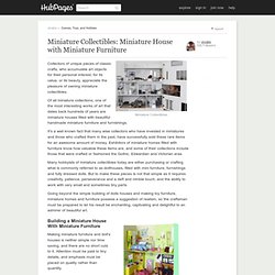 Miniature Collectibles: Miniature House & Furniture