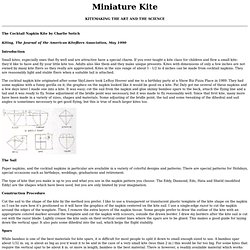 Miniature Kite Plans