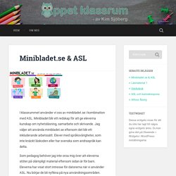 Minibladet.se & ASL