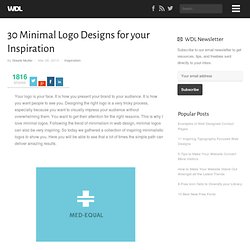 30 Minimal Logo Designs for your Inspiration