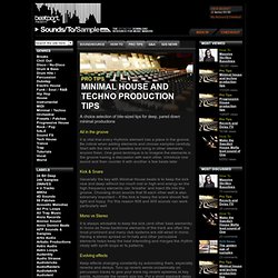 Minimal house and techno production tips « Music Production Tips