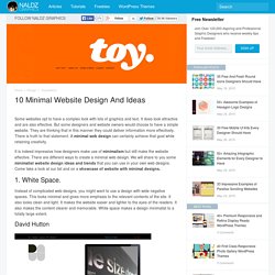 10 Minimal Website Design and Ideas