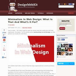 Minimalism In Wed Design: What Is That And What's It For?