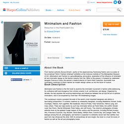 Book Web Sampler : Minimalism and Fashion