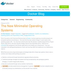 The New Minimalist Operating Systems