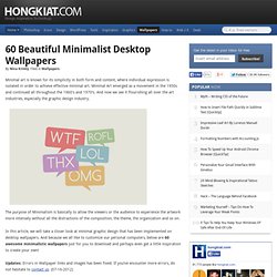 Beautiful Minimalist Desktop Wallpapers