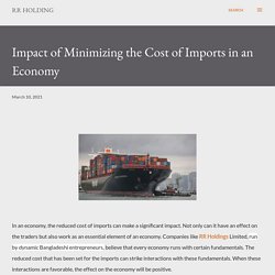 Impact of Minimizing the Cost of Imports in an Economy