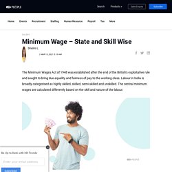 Minimum Wage in India: Act, Laws and Calculation - OLXPeople