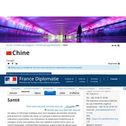 Chine - Ministère de l’Europe et des Affaires étrangères