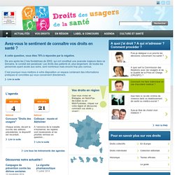 Espace Usagers - Ministère de la Santé et des Sports