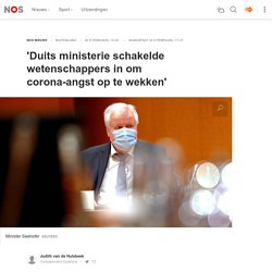 NOS.nl 'Duits ministerie schakelde wetenschappers in om corona-angst op te wekken'