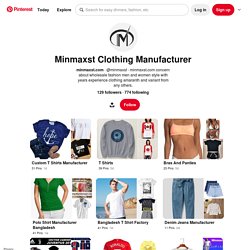 Minmaxst Clothing Manufacturer (minmaxst) - Profile