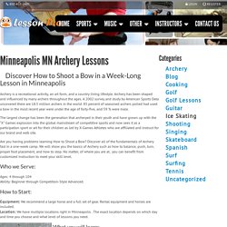 Minneapolis MN Archery Lessons