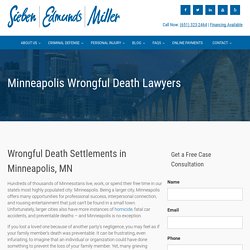 Minneapolis Wrongful Death Attorneys