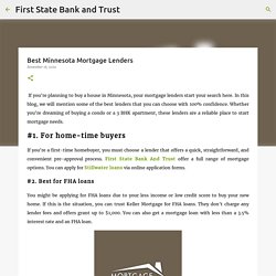 Best Minnesota Mortgage Lenders