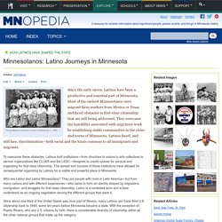 Minnesotanos: Latino Journeys in Minnesota