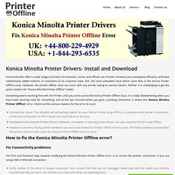 Konica Minolta Printer Drivers