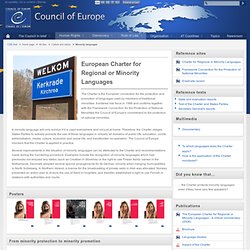 Langues minoritaires - Conseil de l'Europe