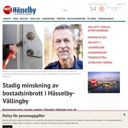 Stadig minskning av bostadsinbrott i Hässelby-Vällingby