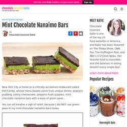 Mint Chocolate Nanaimo Bars