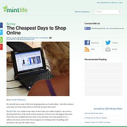 The Cheapest Days to Shop Online